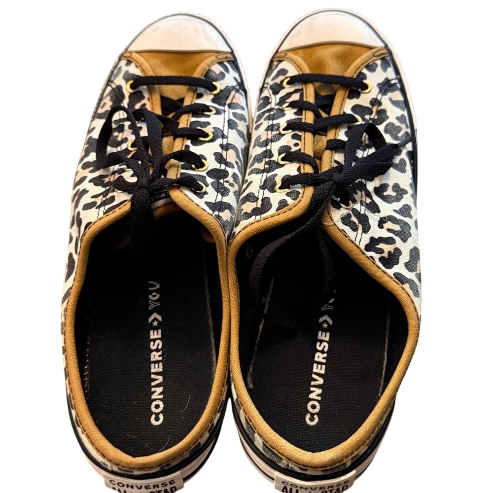 Converse Leopard Print‎ Sneakers Womens 9.5 - Picture 4 of 4